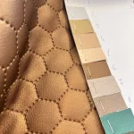 Steppelt műbőr flíz béléssel: Metál bronz (#6)