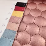 Steppelt műbőr flíz béléssel: Metál dusty powder pink (#21)