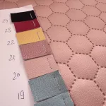 Steppelt műbőr flíz béléssel: Metál babarózsaszín (#20)