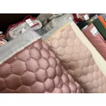 Steppelt műbőr flíz béléssel: Metál babarózsaszín (#20)