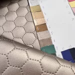 Steppelt műbőr flíz béléssel: Metál hideg barna (#7)