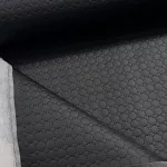 Steppelt műbőr flíz béléssel: Fekete kis steppelt (#7)