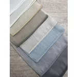 Félorganza fényáteresztő függöny 300 cm ólomzsinóros: Ekrü (02)