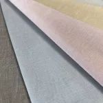 Sűrű szövésű matt sable fényáteresztő függöny 300 cm ólomzsinóros: Halvány menta (13)
