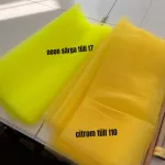 Neon sárga klasszikus tüll