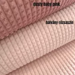 Dombor mintás wellsoft: Halvány rózsaszín