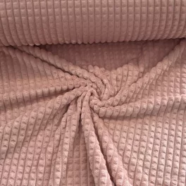   0,7 m EGYBEN KÉRHETŐ Dombor mintás wellsoft: Dusty baby pink