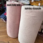 Dombor mintás wellsoft: Dusty baby pink