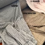 0,83 m EGYBEN KÉRHETŐ Dombor mintás wellsoft: Szürke