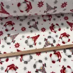 TOP TERMÉK: Fehér alapon szakállas manós karácsonyi wellsoft